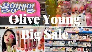 Olive Young Big Sale  Korean Cosmetics  Shopping in Korea