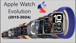 Evolution of Apple watch  From 2015 To 2024  History of Apple watch   Animated Slideshow..