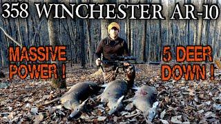 Five Deer Down  Meet The 358 Winchester AR-10 Suppressed