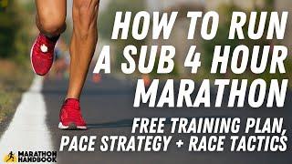 How To Run a Sub 4 Hour Marathon  Training Plan + Strategies