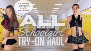 Fun ALL Schoolgirl Try On Haul 