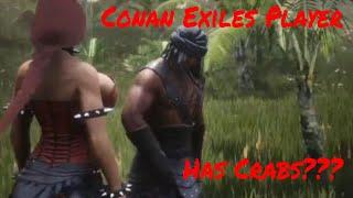 CONAN EXILES - Player Scratches his own nuts