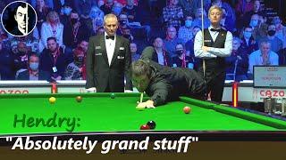 Just talent and touch Hendry  Ronnie OSullivan vs Neil Robertson  2021 Grand Prix Final ‒ S1