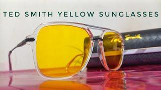 Ted Smith Unisex Yellow sunglasses under ₹1000 Unboxing  Offer 2024 100% UV Protected Eyewear