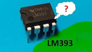 Схема компаратора с гистерезисом LM393