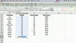 How to Make a Totaling Column Formula in Excel  Using Microsoft Excel