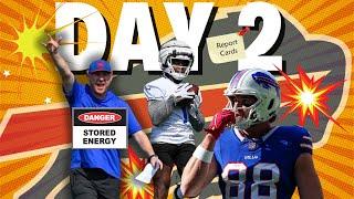 DAY 2 recap of BILLS CAMP Joe Bradys ENGERY and Curtis Samuels BIG DAY