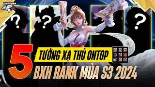 Liên Quân Top 5 Tướng Xạ Thủ Thống Trị BXH Rank Đầu Mùa S3 2024 TNG