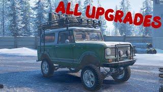 SnowRunner - All upgrade locations of the Scout 800