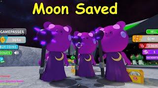 Moon Saved Badge  Piwi Simulator Gameplay + All weapons part 2 Roblox Piggy Game