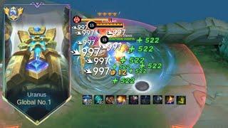 FINALLY BEST ITEM FOR URANUS EVER one shot everything - Mobile Legends