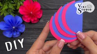 How to make EASY Paper Flowers DIY Paper Craft Ideas Tutorial