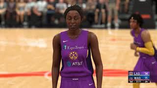 NBA 2K21 WNBA Season mode Los Angeles Sparks vs Washington Mystics - Xbox One HD 1080p60FPS