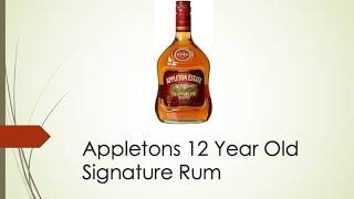 Appletons 12 Year old Signature Rum review