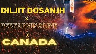 DILJIT DOSANJH LIVE Concert In Canada  Born To Shine World Tour 2022