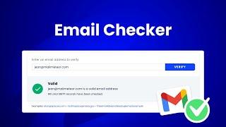 Email Checker Verify Email Address Online