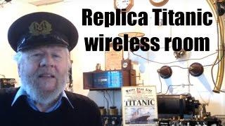 Radio City Titanic Marconi Wireless Room replica at Birthplace of Radio