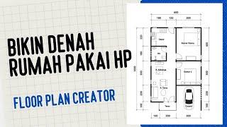 Cara Membuat Denah Rumah 6x10 m  Floor Plan Creator Tutorial