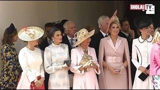 Los looks de las Reinas Letizia de España y Máxima de Holanda en Inglaterra  ¡HOLA TV