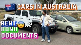 Australia  Renting a CAR   1 week ka rent   Documents  Bond  International Student