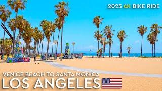 Relaxing bike ride from Venice Beach to Santa Monica 2023