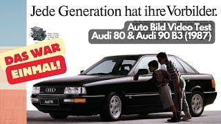 Auto Bild Video Test Audi 80 & Audi 90 B3 1987 Teil 1 2 und 3 mit Klaus Niedzwiedz