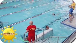 Rettungsschwimmer bei der DLRG - Karem will Leben retten  SAT.1 Frühstücksfernsehen