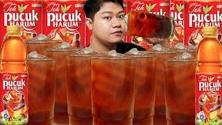 PALING SEGER ASMR MUKBANG MINUMAN SEGAR DINGIN TEH PUCUK HARUM