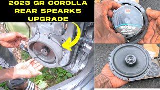 2023 Toyota Gr Corolla Upgrade Your Rear Speakers For The Ultimate Sound Experience