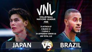 Japan vs Brazil  Mens VNL 2023