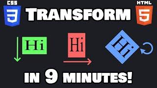 Learn CSS transformations in 9 minutes 