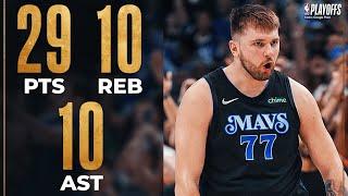 Luka Doncics TRIPLE-DOUBLE Helps Send Dallas To Conference Finals   May 18 2024