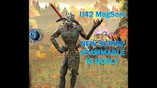 Mag Sorc Meta build  Scribe spammable is GOD TIER  ESO u42 Gold Road