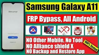 Samsung A11 FRP Bypass All Android Version Without PC  New Method