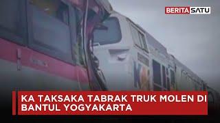 KA Taksaka Tabrak Truk Molen di Bantul Yogyakarta  Beritasatu