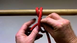 How to tie a Round Turn and Two Half Hitches