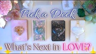 WHAT’S NEXT IN LOVE?  Detailed Pick a Card Tarot Reading 