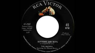 1962 The Browns - Buttons And Bows