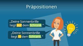 Präpositionen deutsch  Erklärung