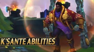 KSANTE ABILITIES Gameplay Explained - New Champion - League of Legends