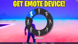 How To Get EMOTE DEVICE in Your Creative Island in Fortnite Get Free Emotes
