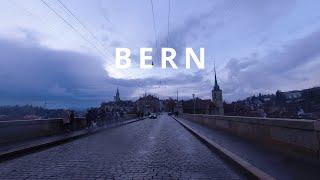 DRIVING DOWNTOWN BERN  4K⁶⁰  SWITZERLAND CAPITAL CITY