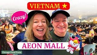 HUGE FOOD COURT AEON Mall   Hanoi Vietnam