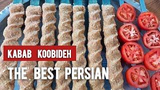 How To Prepare Iranian Pounded Kebab  Kabab Koobideh کباب کوبیده