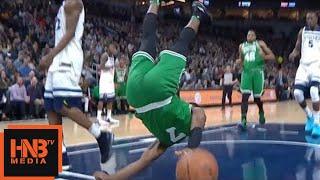 Jaylen Brown - terrible fall  Celtics vs Timberwolves