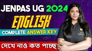 JENPAS UG 2024 English Answer Key  JENPAS UG 2024 Paper Discussion  LETS IMPROVE