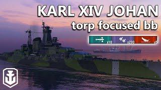 New Tier 9 Battleship Is Hilarious - Karl XIV Johan First Impressions