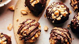 Ridiculously Good Snickers Energy Bites  Minimalist Baker Recipes