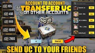 How to send UC to friends in bgmi  Dosto ko Uc kaise bheje  How to share uc to friends in bgmi