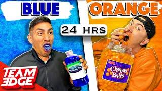 Eating 1 Color Food for 24 hrs  Who will give up first?